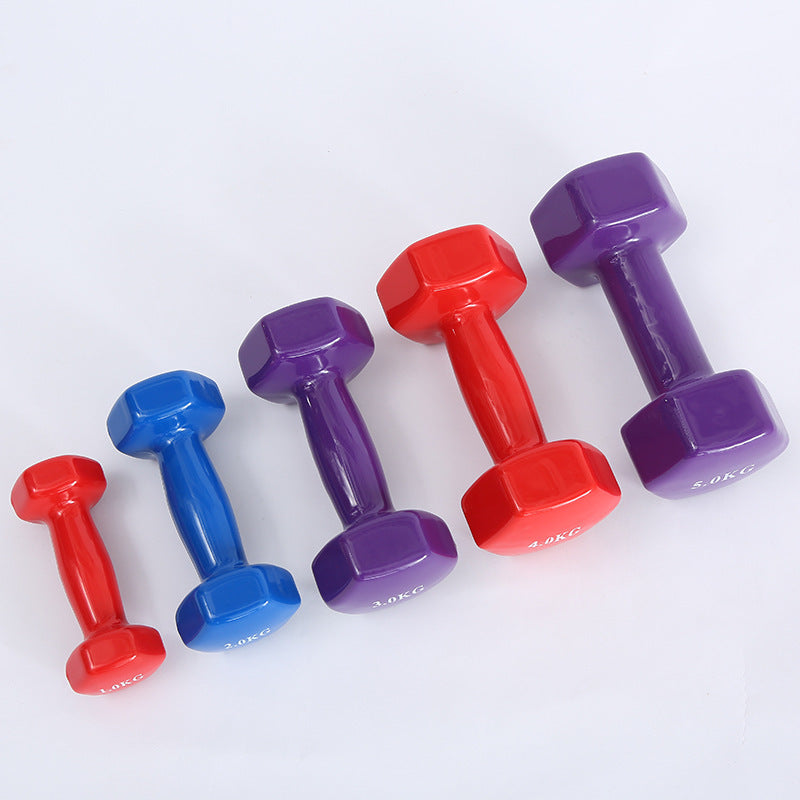 Colorful Fitness Dumbbells – Safe, Stylish & Floor-Friendly