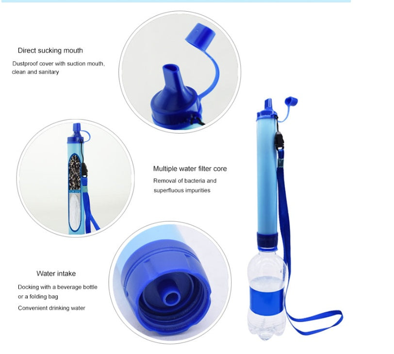 Portable Water Filter Straw – Safe Drinking Anywhere, Anytime