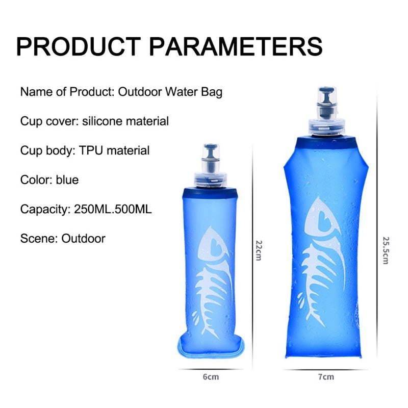 Ultra-Light Soft Water Bottle for Sports & Outdoors