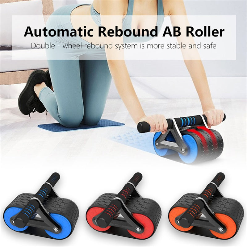 Automatic Rebound Ab Roller – Stronger Core, Effortless Workout!